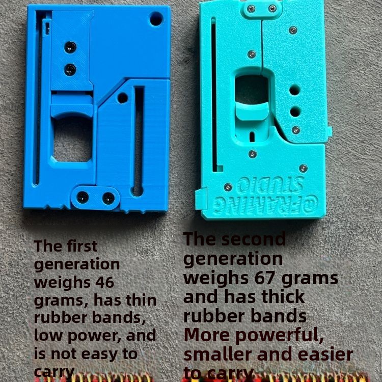 Hunting And Outdoor Supplies - Magic Pivot Cardboard Slingshot 3D Printed