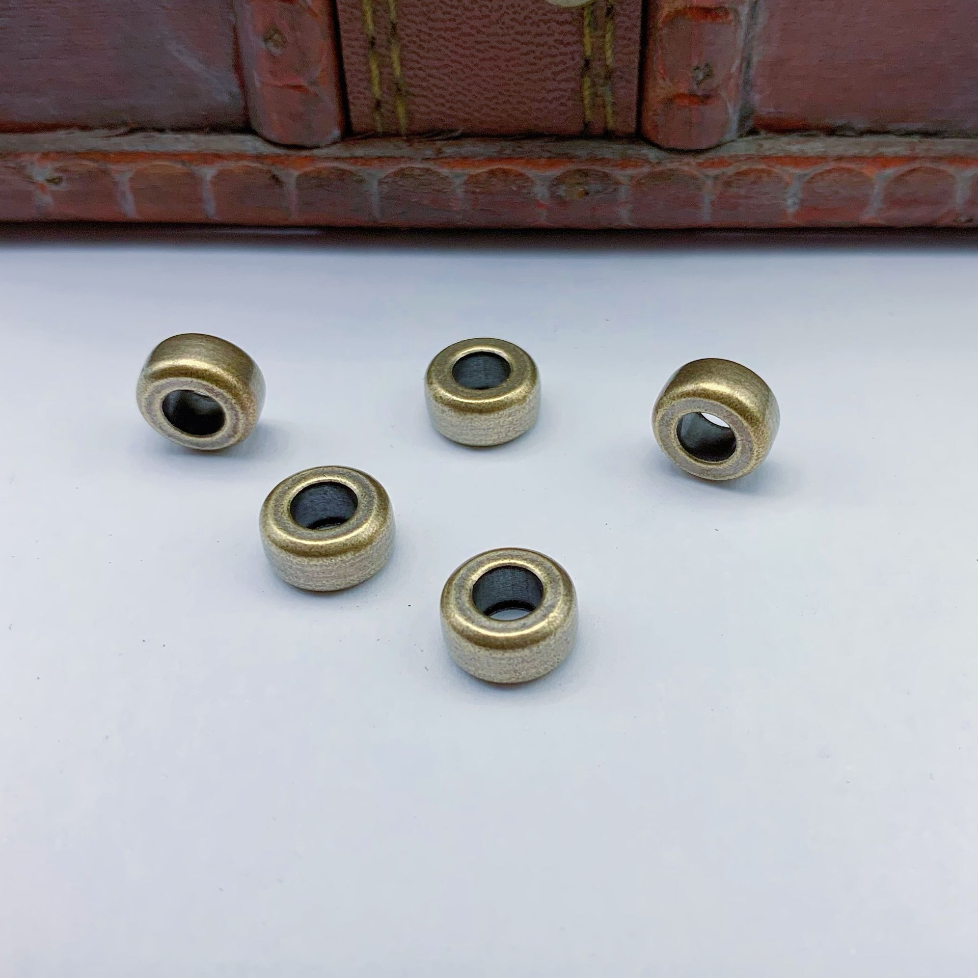 10pcs Brass old bead DIY brace - Paracord Survival Bracelet ulasan dan harga