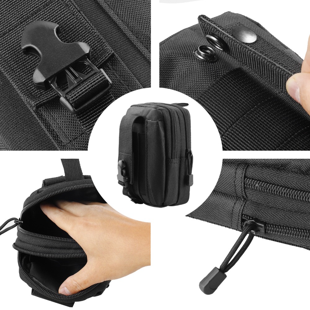 Tactical Waist Pouch Molle Wai - Hunting Outdoor Gear ulasan dan harga