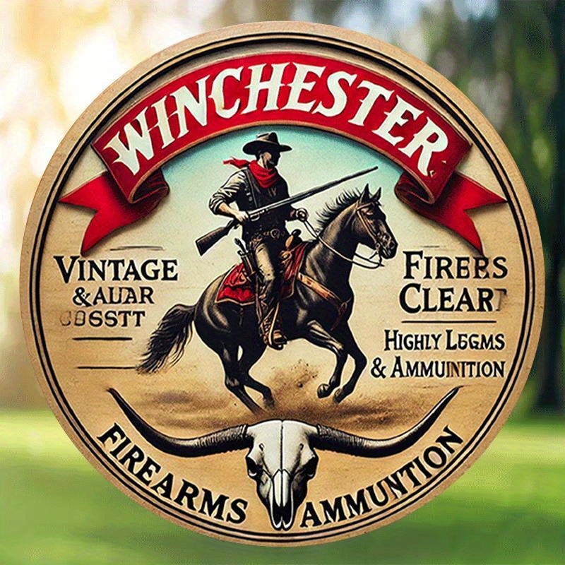 Winchester vintage round metal - Outdoor Hunting House ulasan dan harga