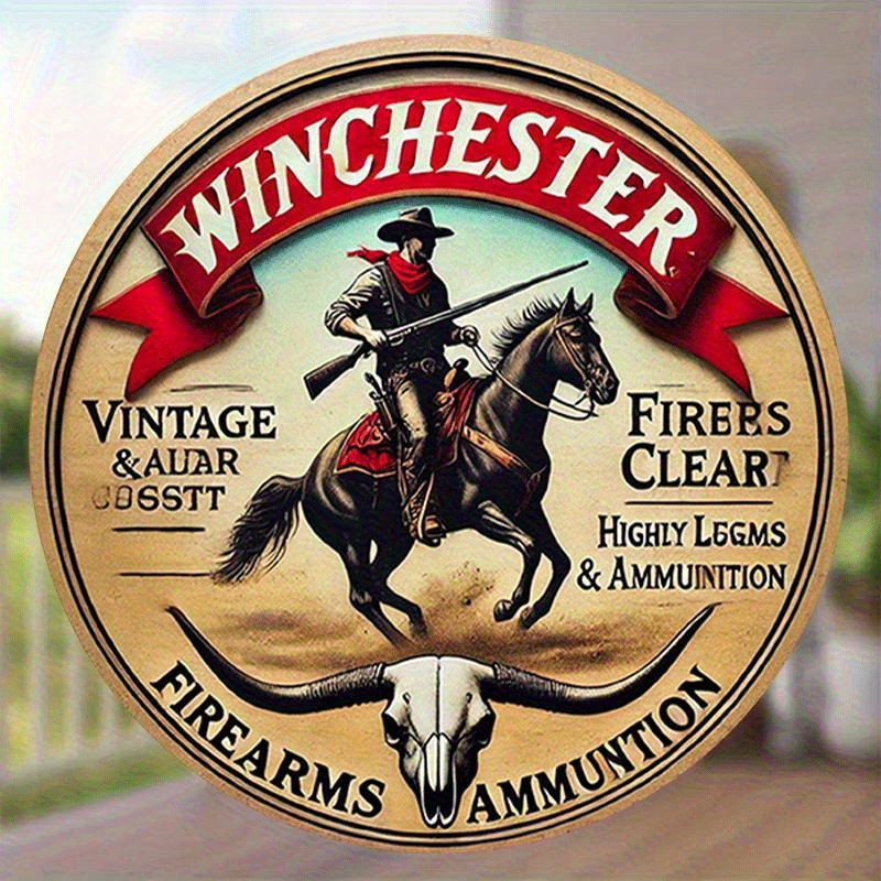 Winchester vintage round metal - Outdoor Hunting House ulasan dan harga