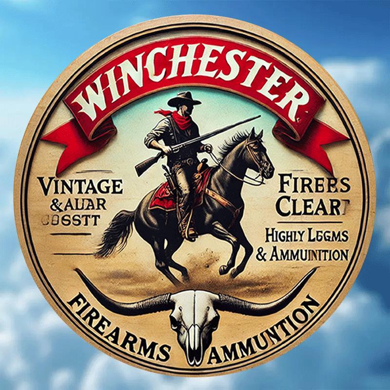 Winchester vintage round metal - Outdoor Hunting House ulasan dan harga