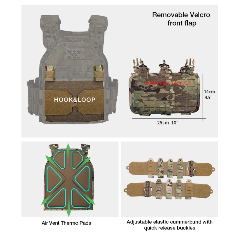 YAKEDA Tactical Vest 6094 Fast - Hunting Outdoor Gear ulasan dan harga