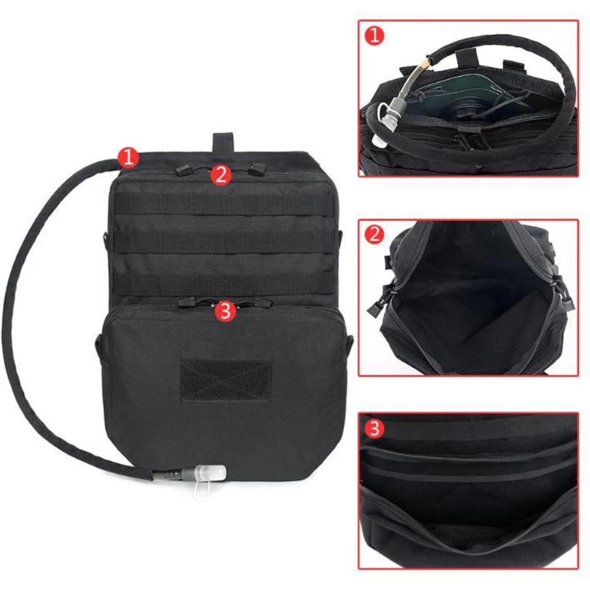 Outdoor Molle Bag Camping Hydr - Hunting And Outdoor Supplies ulasan dan harga