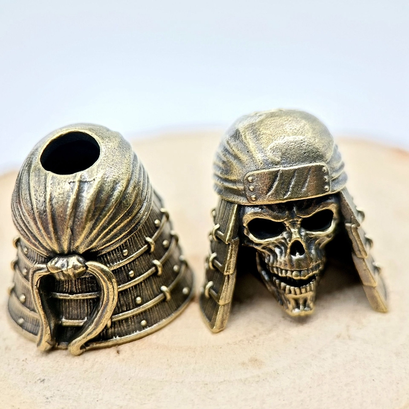 Ninja Skull Head Brass Knife B - Paracord Survival Bracelet ulasan dan harga