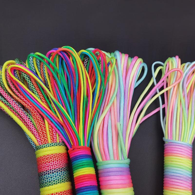 2mm/3mm/4mm Rainbow Paracord 7 - Paracord Survival Bracelet ulasan dan harga