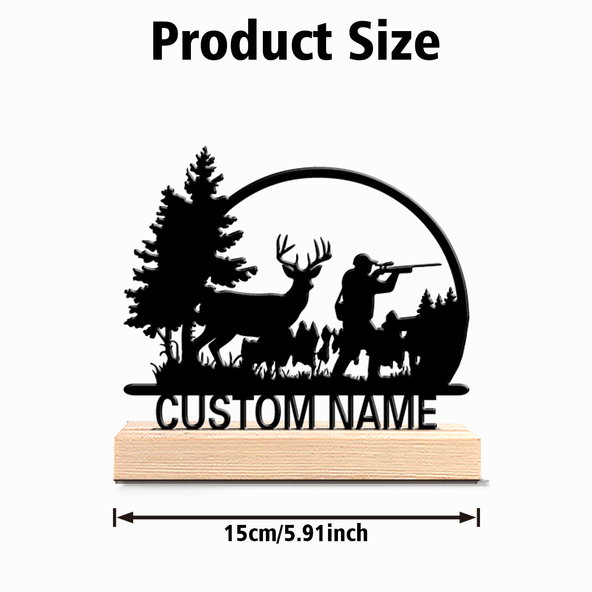 1pc Fashion Personalized Custo - Hunting Outdoor Decor ulasan dan harga