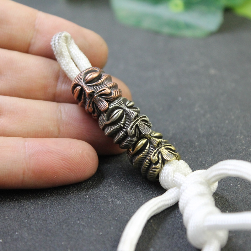 Mayan Totem Meditator Brass ED - Paracord Survival Bracelet ulasan dan harga
