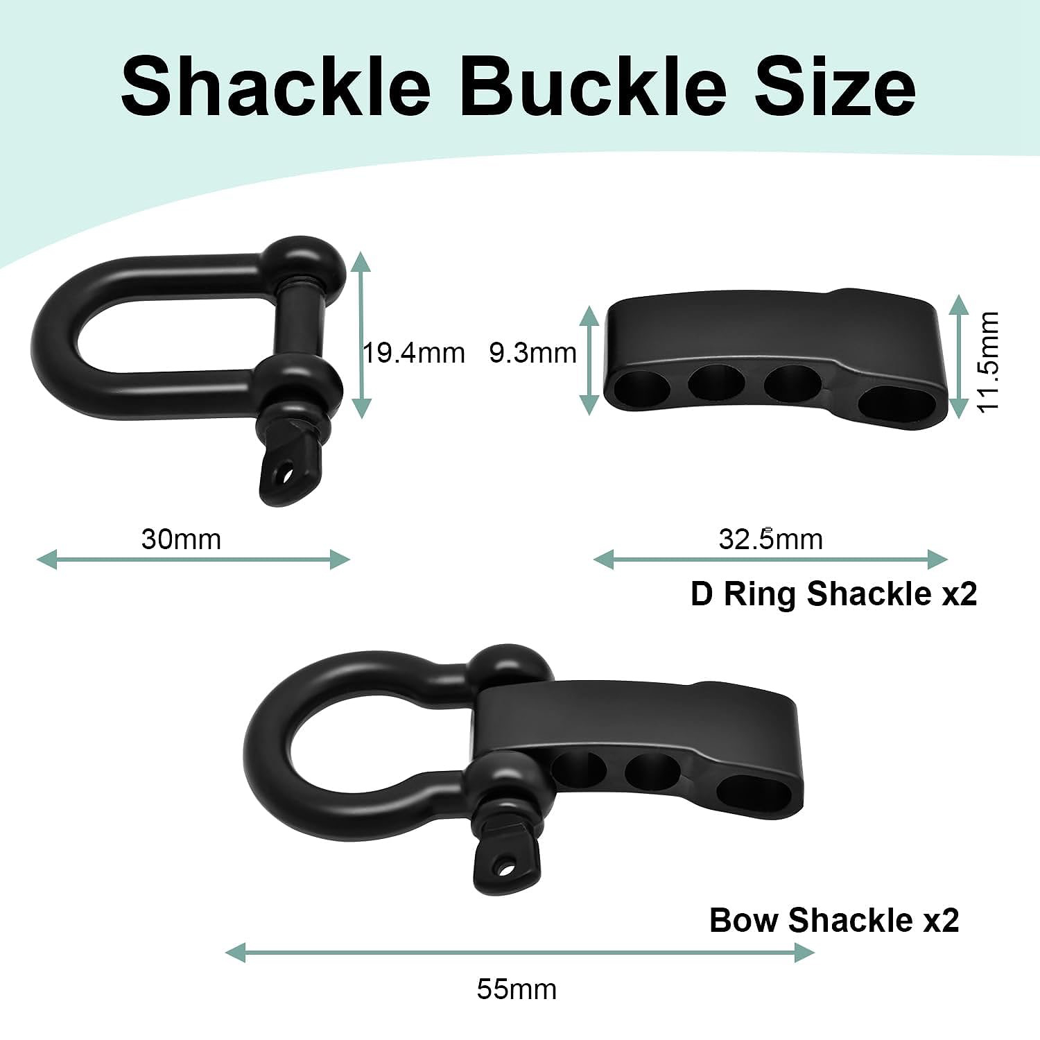 4/10Pcs Paracord Bracelet Buck - Paracord Survival Bracelet ulasan dan harga