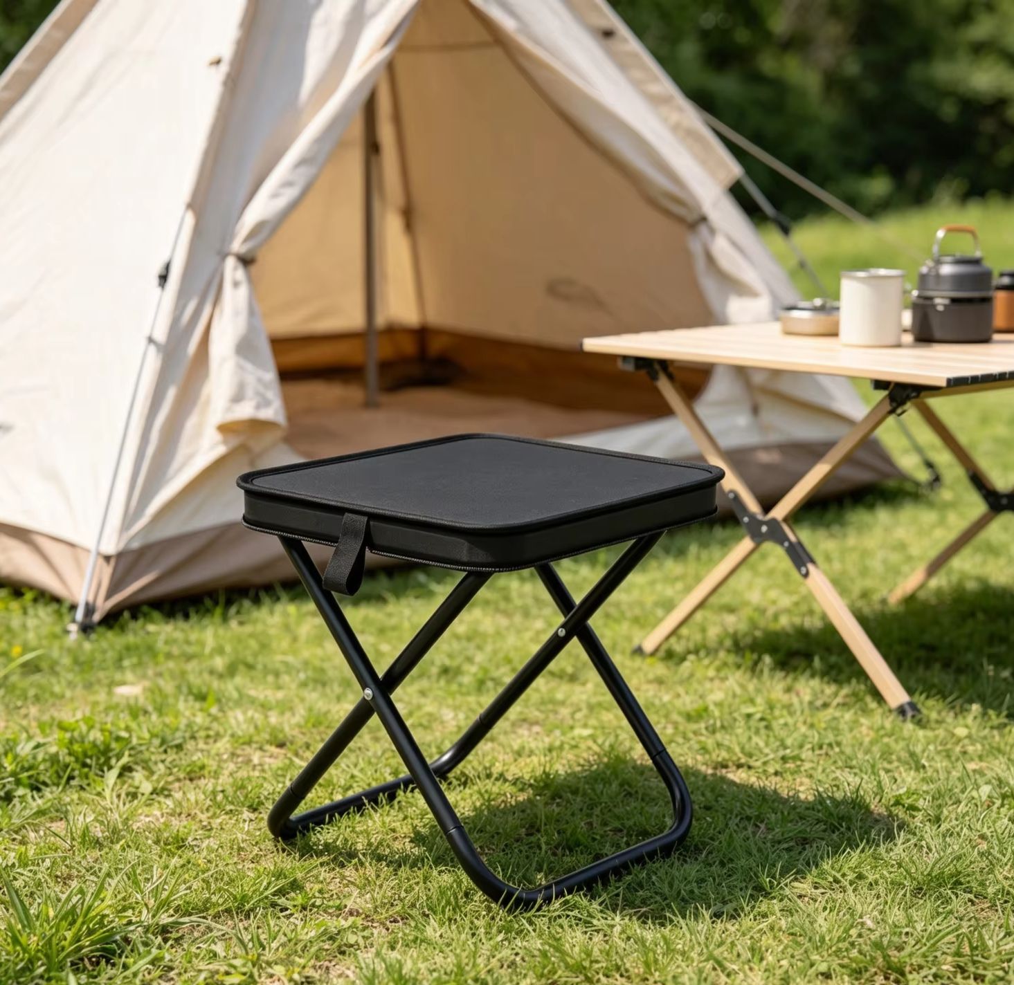 Portable Retractable Folding S - Outdoor Hunting Chair ulasan dan harga