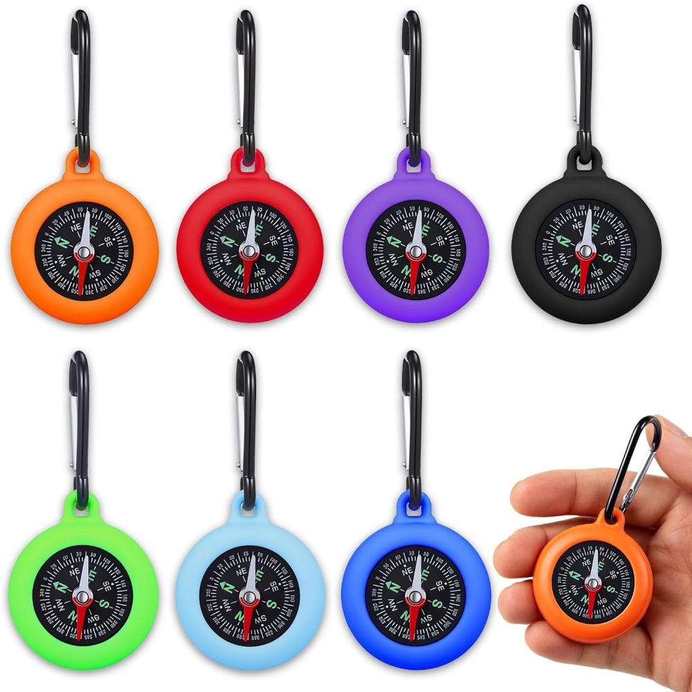 5-20 PCS Mini Compass Keychain - Outdoor Hunting House ulasan dan harga