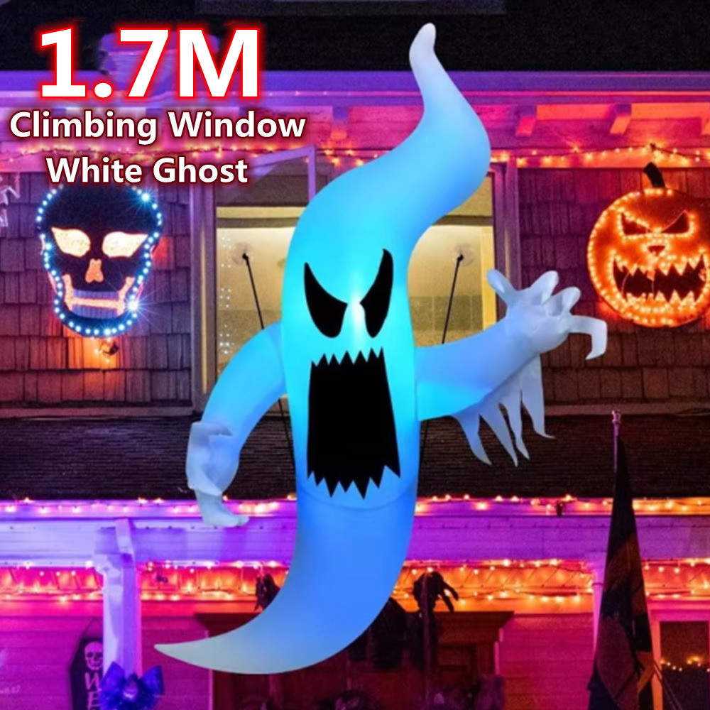 1.7M Halloween Inflatable Wind - Outdoor Hunting House ulasan dan harga
